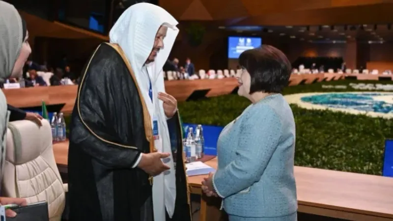 رئيس مجلس الشورى يلتقي رئيسة الجمعية الوطنية بجمهورية أذربيجان