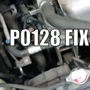 رمز المحرك P0128 ماذا يعني وكيفية إصلاحه
