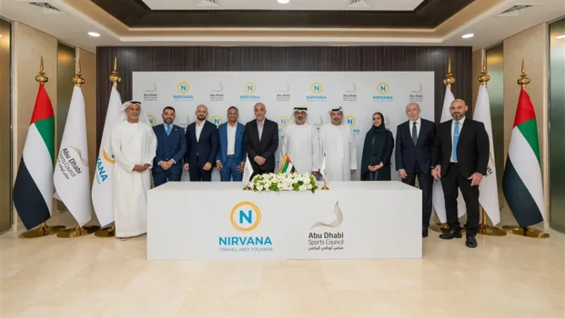 اتفاقية شراكة بين مجلس أبوظبي الرياضي و"نيرفانا"