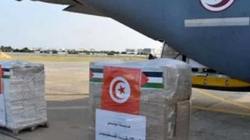 عاجل/ وصول طائرة مساعدات تونسية الى مصر محملة بـ14 طنا من الاغذية موجّهة الى غزة