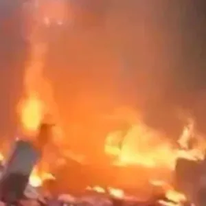 حريق هائل في سوق المنامة القديم بالبحرين