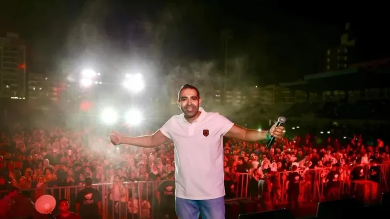 محمد عدوية يتألق في أولى حفلات ليالي مصر للربيع بالمنوفية