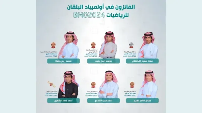 المنتخب السعودي للرياضيات يحصد 6 جوائز عالمية في أولمبياد البلقان 2024