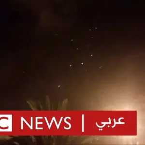 هجوم إيران: مشاهد لاعتراض صواريخ إيرانية في سماء الأردن | بي بي سي نيوز عربي