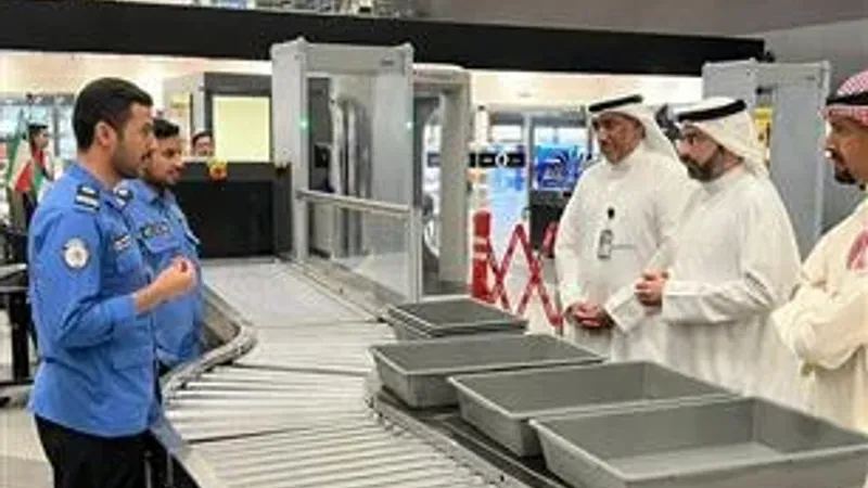 رئيس الطيران المدني يتفقد مبنى الركاب T4 ومركز الكويت للتحكم والأرصاد الجوية