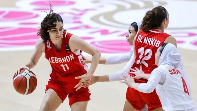 لقب بطولة آسيا بكرة السلة للاناث دون 18 سنة بين لبنان والفيليبين