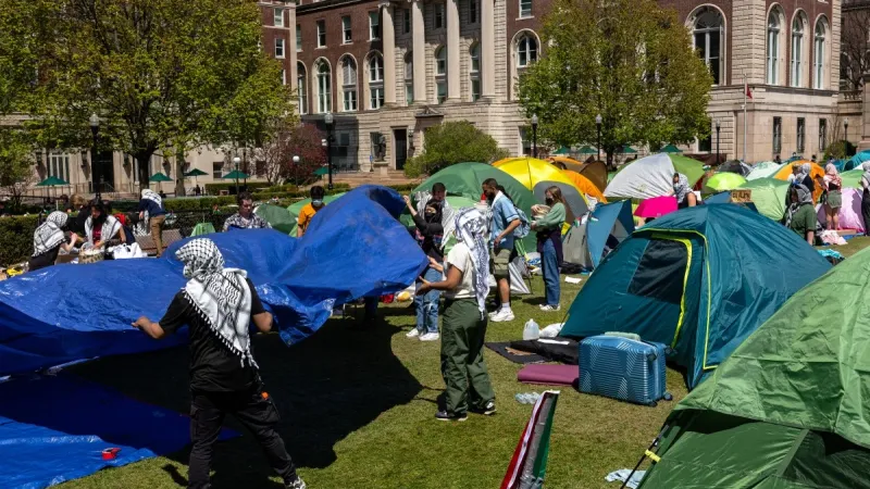 استقبال جونسون بصيحات استهجان في جامعة كولومبيا... التظاهرات المؤيّدة لفلسطين تتواصل في الجامعات الأميركية (صور وفيديو)