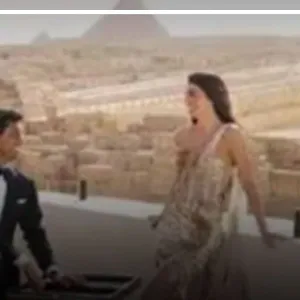 تعالو زورو مصر.. شاهد الصور الأولى من حفل زفاف ملياردير أمريكى تحت سفح الهرم