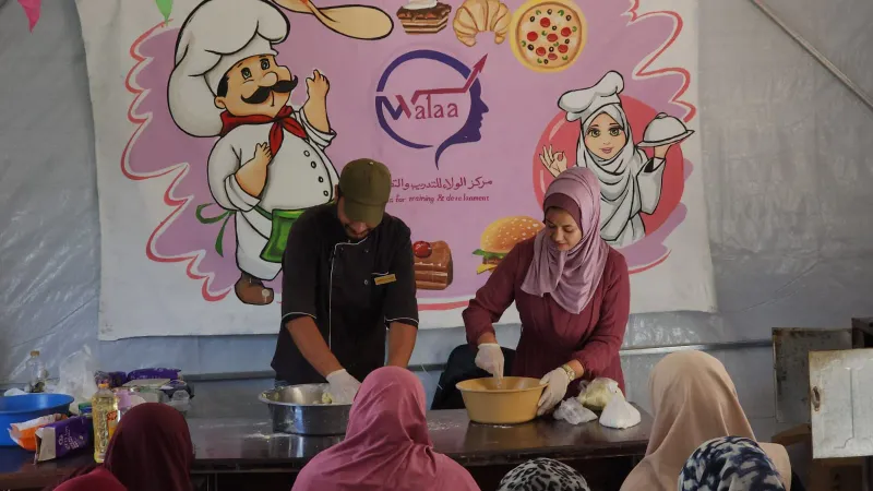 مركز "الشيف ولاء"... مبادرة فلسطينية لتعليم فنون الطهي في غزة تتحدى الاحتلال