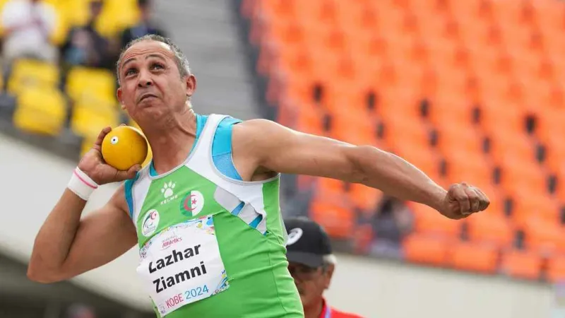 الجزائر تحقق ميدالية جديدة في البطولة العالمية لألعاب القوى لذوي الهمم