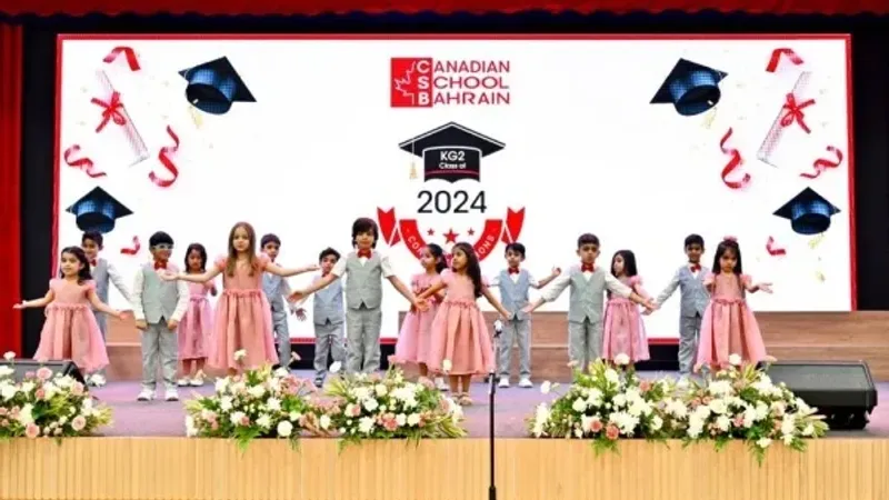 المدرسة الكندية في البحرين تحتفل بتخريج طلبة الروضة دفعة 2024