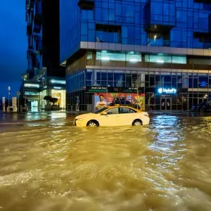 #أمطار غزيرة و #فيضانات في #الإمارات_العربية
