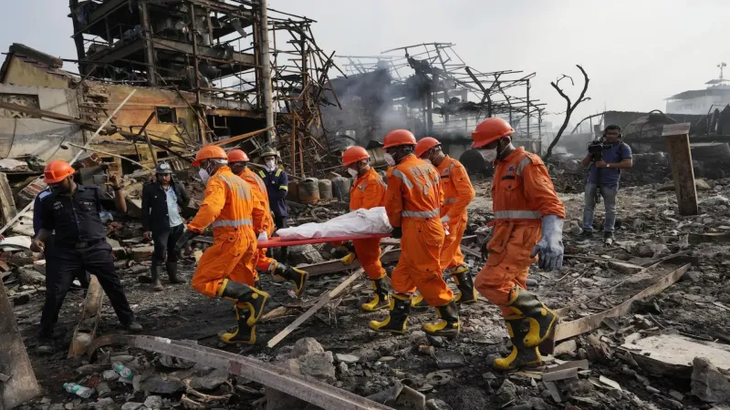 انفجار هائل في مصنع للكيماويات بالهند يخلف 9 قتلى على الأقل و64 جريحاً