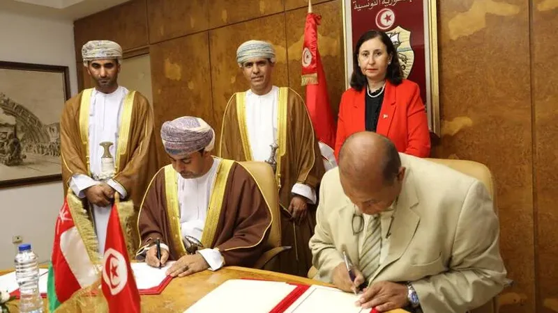 توقيع اتفاقية مع حكومة عمان في مجال خدمات النقل الجوي