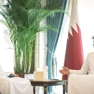 أمير قطر يلتقي ولي عهد عجمان