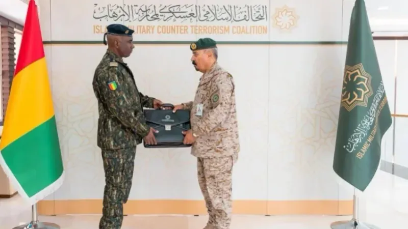التحالف الإسلامي يستقبل ممثل جمهورية غينيا الموفدّ حديثاً