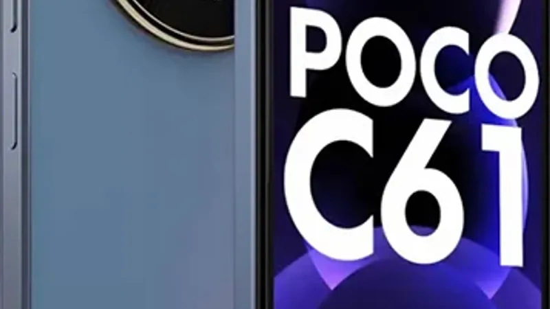 الإعلان عن هاتف Poco C61 بقدرة بطارية 5000 mAh وسعر يبدأ من 90 دولار