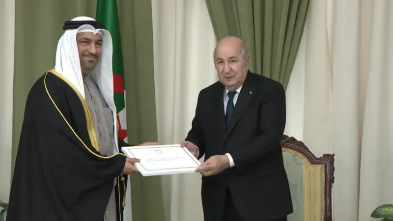 الرئيس تبون يتلقى رسالة من ملك البحرين