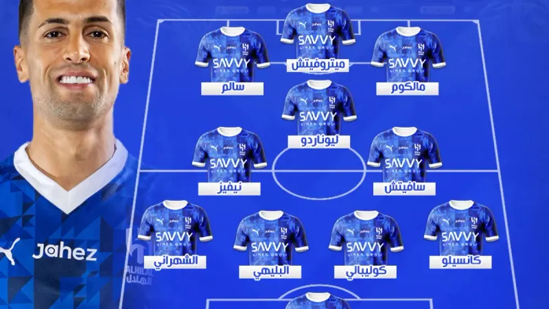 خيسوس يدفع بصفقات الهلال الجديدة ضد الرياض في التشكيل الأساسي