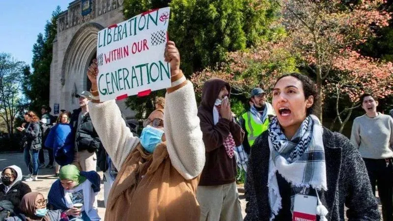 اعتقالات جماعية في جامعات أمريكية بسبب مظاهرات مناهضة لحرب غزة