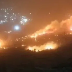 حريق ضخم جنوب الجزائر