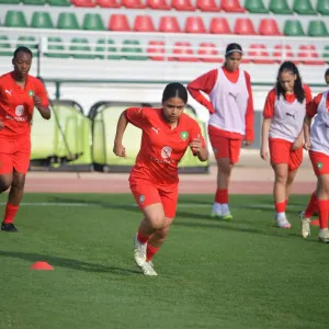 المنتخب النسوي لأقل من 17 سنة يواصل استعداداته للقاء العودة بالجزائر