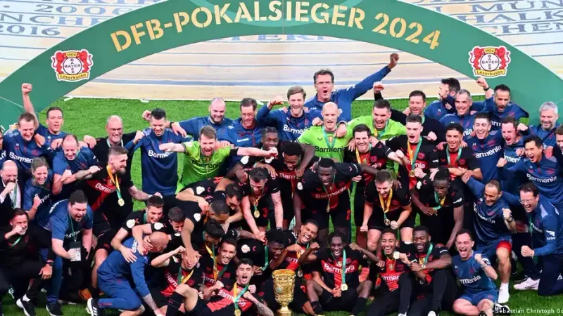 ليفركوزن ينتزع كأس ألمانيا حاصدا الثنائية لأول مرة