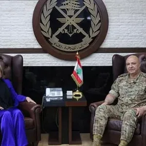 قائد الجيش استقبل المنسقة الخاصة للأمم المتحدة في لبنان