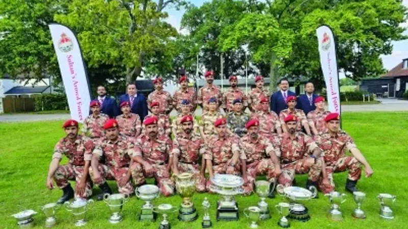 18 كأس و 20 ميدالية حصيلة فريق قوات السلطان المسلحة للرماية في بطولتي الجيش والاتحاد البريطاني