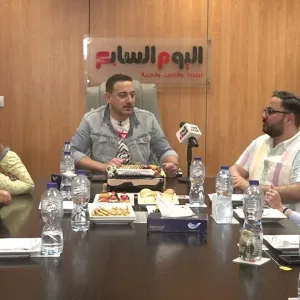 دياب في ندوة اليوم السابع- فيديوهات هزاري مع هاجر مراتي تلقائية وبدون تحضير