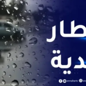 أمطار رعدية غزيزة تتعدى 80 ملم إلى غاية السبت المقبل