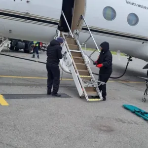نقل مواطنة بطائرة الإخلاء الطبي من كوسوفا إلى المملكة لاستكمال علاجها