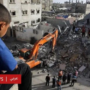 حرب غزة: رفع ملايين الأطنان من أنقاض المباني في غزة قد يستغرق 14 عاماً - الأمم المتحدة - BBC News عربي