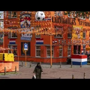 شاهد: لاهاي تتزين باللون الوطني لهولندا استعدادًا لبطولة يورو 2024