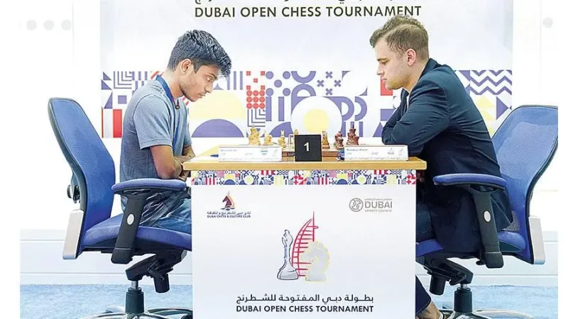 بطولة دبي المفتوحة للشطرنج تنطلق بمشاركة 200 لاعب