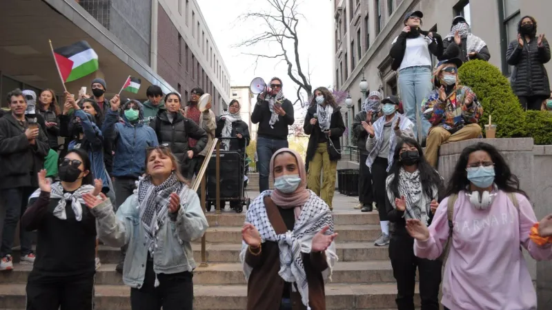 ما سبب الاحتجاجات المؤيدة للفلسطينيين في الجامعات الأميركية؟