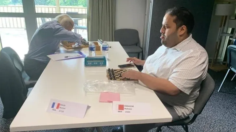 تألق اللاعب البحريني محسن إبراهيم محققاً إنجازاً بارزاً في بطولة فرنسا المفتوحة للشطرنج 2024 لذوي الهمم