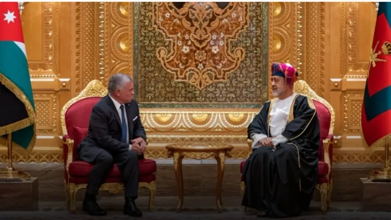 ديوان البلاط السلطاني يصدر بيانًا بشأن زيارة جلالة السلطان إلى الأردن