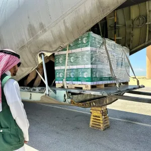 وصول الطائرة الإغاثية السعودية الـ51 لإغاثة غزة إلى العريش