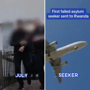 شاهد: أول فيديو لإرسال بريطانيا أول دفعة من طالبي اللجوء إلى رواندا