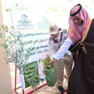 نائب أمير عسير يطلق مشروع «أشجار الزيتون»