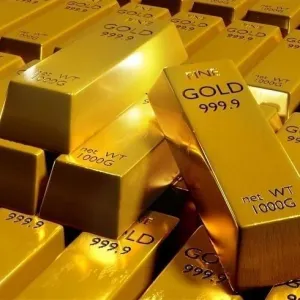 سعر الذهب ينخفض ليغلق عند 2326 دولاراً للأونصة بنهاية تداولات الأسبوع الماضي