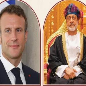 سلطان عمان ورئيس فرنسا يبحثان العلاقات الثنائية والقضايا الإقليمية