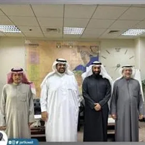 مدير الهيئة الخليجية للسكك الحديدية يضطلع على الموقف التنفيذي للجزء الخاص بدولة الكويت