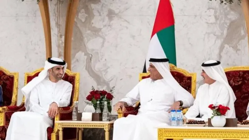 سعود بن صقر يستقبل وزيري الثقافة والتجارة الخارجية والمهنّئين