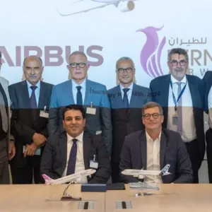 برنيق الليبية توقع اتفاقية مع إيرباص لشراء 6 طائرات جديدة