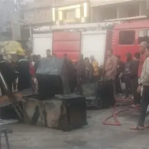 اندلاع حريق هائل في مول تجاري بالمحلة .. صور