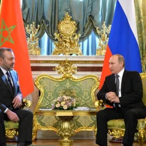 الملك المغربي يهنئ الرئيس بوتين بفوزه في الانتخابات الرئاسية
