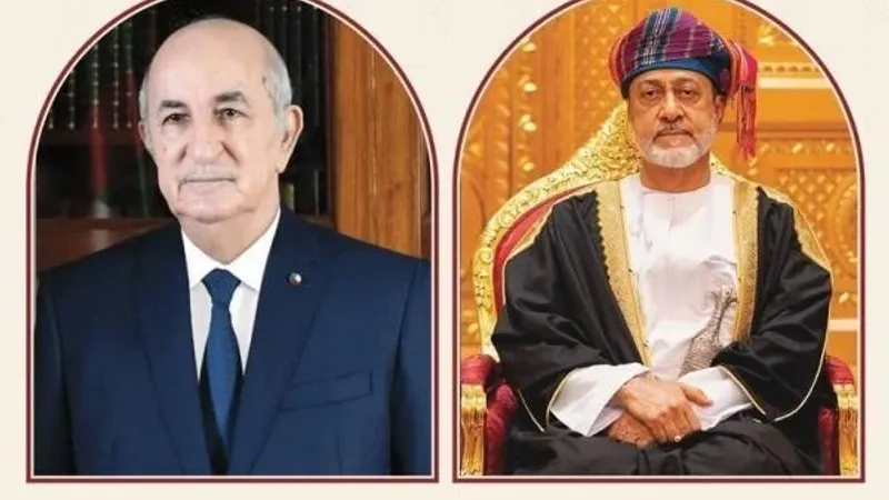 جلالة السلطان يهنّئ الرئيس الجزائري