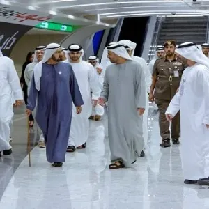 بالصور.. محمد بن راشد يزور مطار زايد الدولي في أبوظبي اليوم